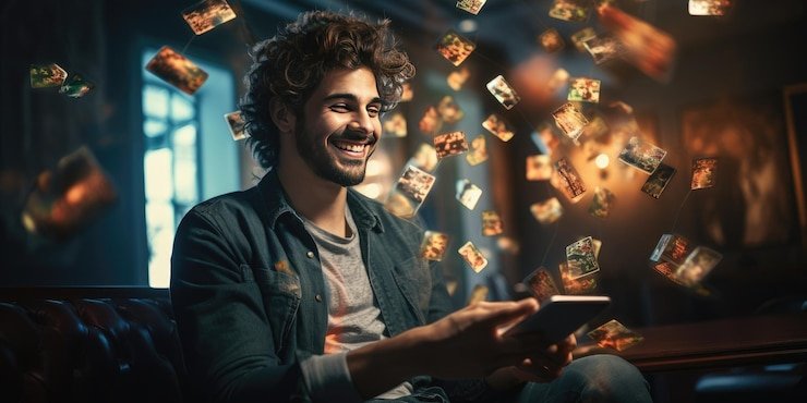 Tangkapan layar aplikasi rajaolympus menampilkan proses verifikasi KYC dan opsi setoran DANA